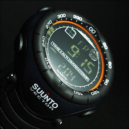 Suunto Vector Deep Blue Negative Face Computer Sports Running Training 