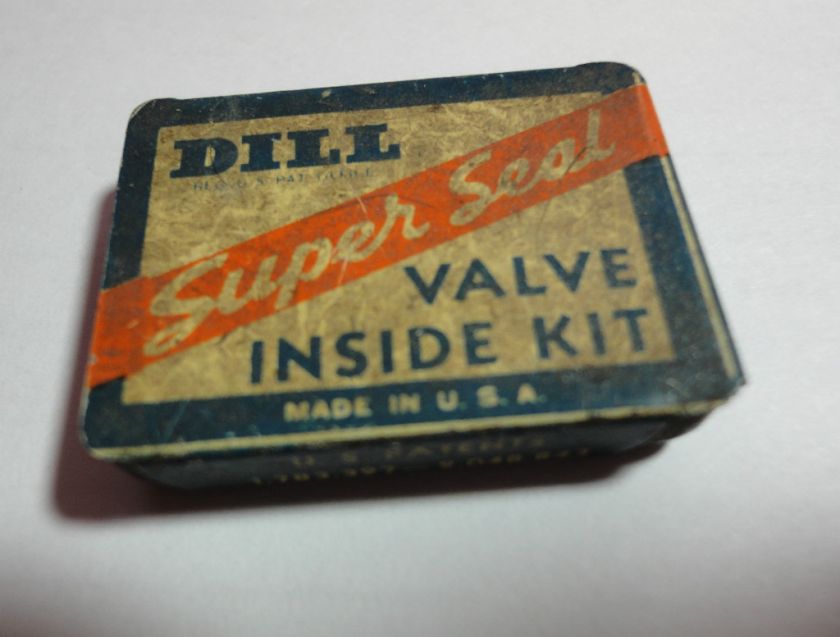 DILL TIRE INSIDE VALVE KIT TIN   CLEVELAND, OHIO  