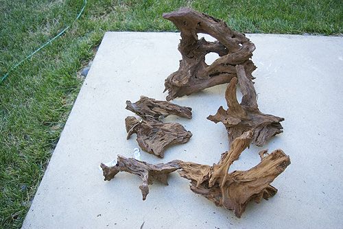 Aquarium driftwood 1L+2M+3S Pet Safe Reptile Aquarium  