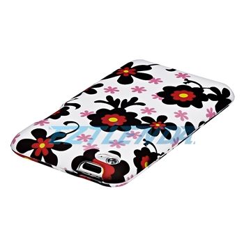 Funda Dura Case Cover Carcasa Para iPod Touch 4th Gen,Blanca / Negra 