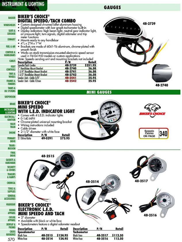   Digital Speedometer/Tachometer Combo [Instruments](Electrical)#169375