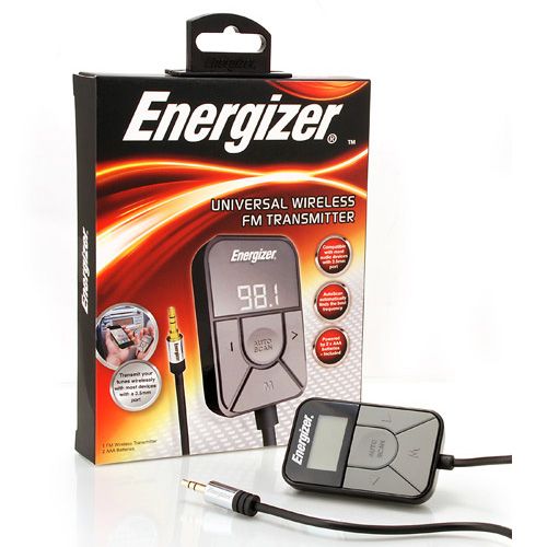 New Energizer AutoScan Wireless FM Transmitter for all iPod & iPhone 