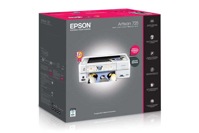 Epson Artisan 725 All in One Printer   Arctic Edition   Brand New 