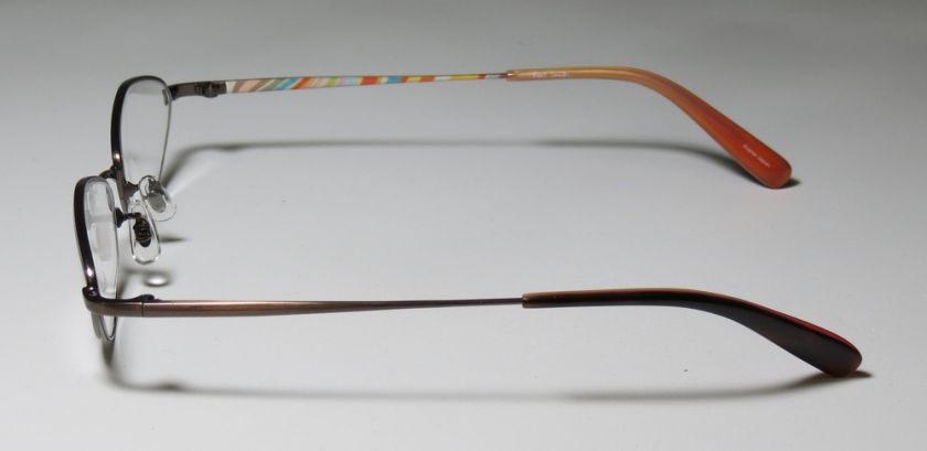   51 17 138 BROWN VISION CARE HALF RIM EYEGLASS/GLASSES/FRAMES  