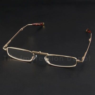 Spring Hinge Folding Reading Glasses Reader + Hard Case  