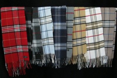 Cashmink 100% Acrylic Scarf Unisex Mens or Womens Fraas Plaid Choice 