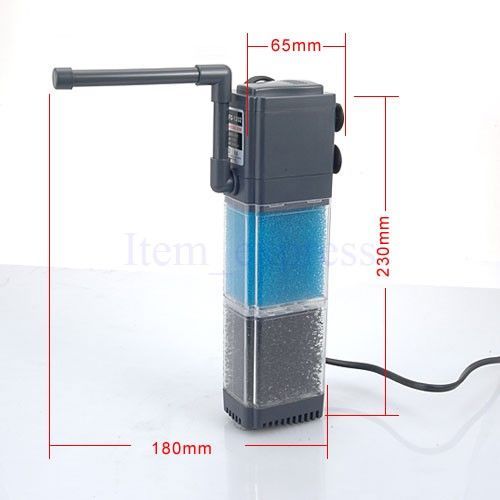 12W 880L/H Aquarium Fish Tank internal Filter For Freshwater & Salt 