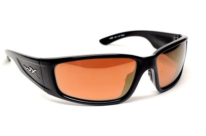 WILEY X ZAK BLACK / BRONZE FLASH LENS AUTH. SUNGLASSES  