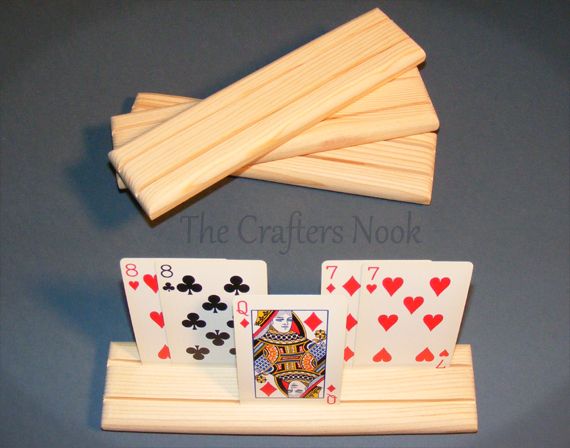   Card Holders Rack Arthritis Help Rummy Bridge Canasta Uno Spades Rook