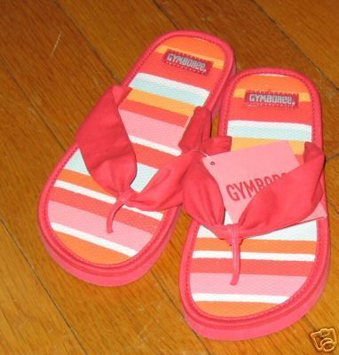 NWT Gymboree TROPICAL GARDEN Pink Flip Flop Shoes Ch Sz  