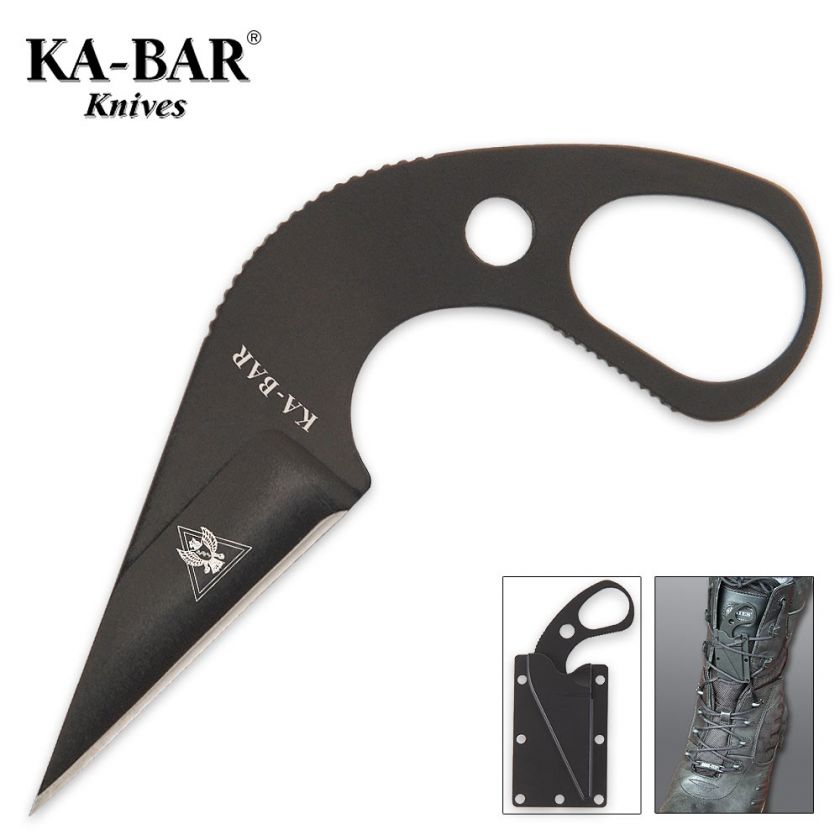 KA BAR LAST DITCH NECK KNIVES w/ SHEATH