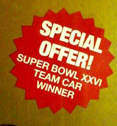 1991 Mantua HO SCALE SUPER BOWL EXPRESS TRAIN SET NRFB  