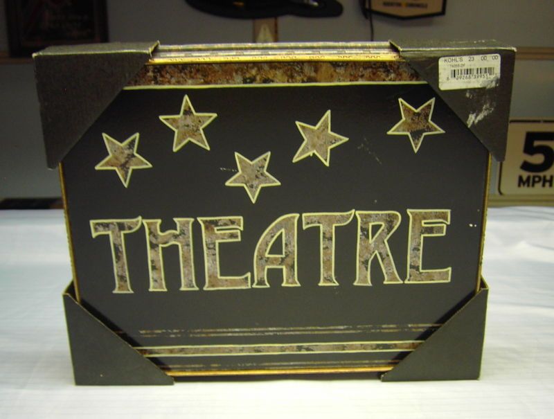 Show the way to your Home Theater with this Sign  