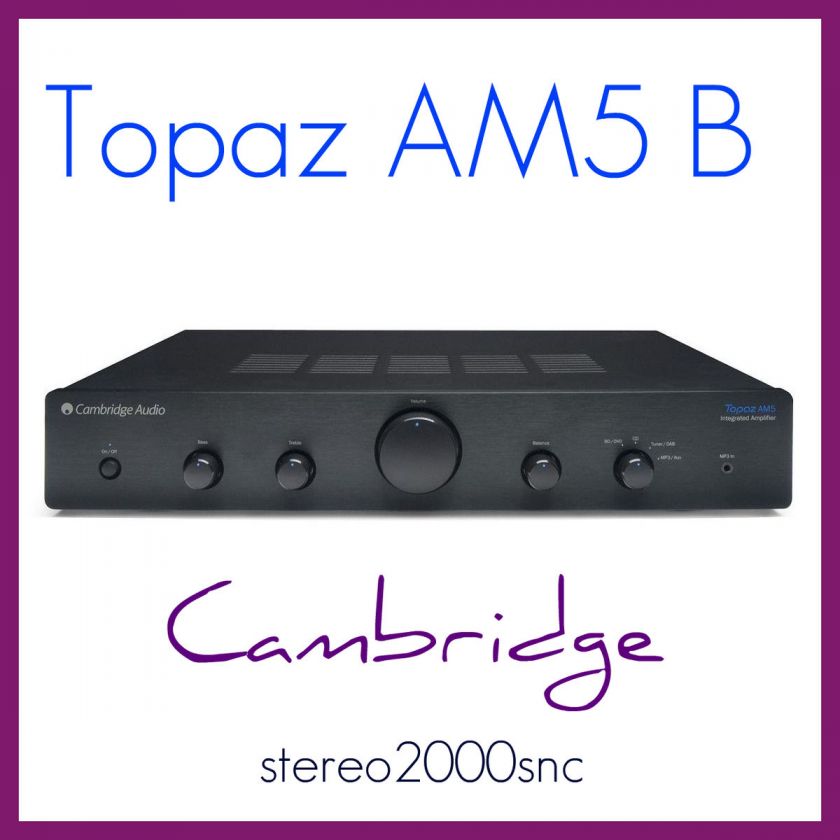 CAMBRIDGE TOPAZ AM5 B AMPLIFICATORE INTEGRATO 25W 4 INGRESSI RCA 