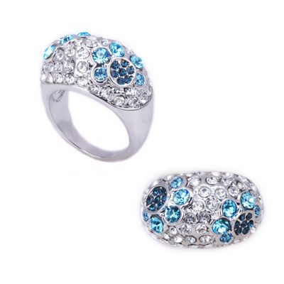 Floral Design Cocktail Ring in Sizes 6 7 8 9 10