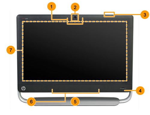 HP TouchSmart 520 1032 Touchscreen All in One ✔2.4 Quad Core 