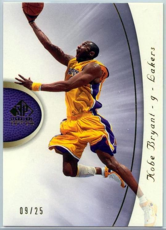 KOBE BRYANT 2005 SP Signature GOLD 09/25 VERY RARE  