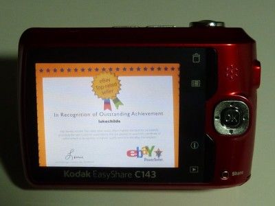 Kodak Easyshare C143 camera   AS IS   Good LENS and LCD screen  