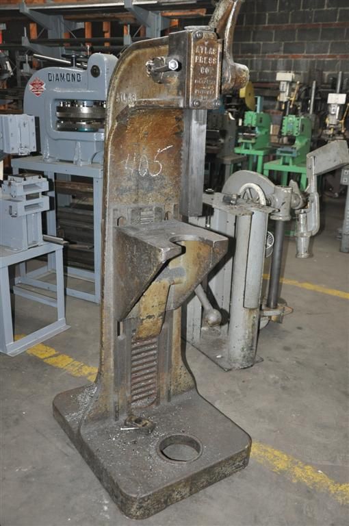 ATLAS 12 TON COMPOUND LEVERAGE ARBOR PRESS, MODEL 4M  