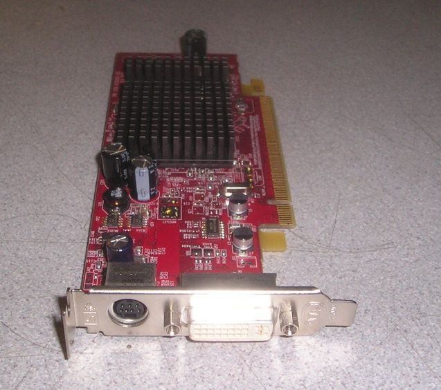 Dell N5975 ATI Radeon X300 64MB PCIe DVI Video Card LP  