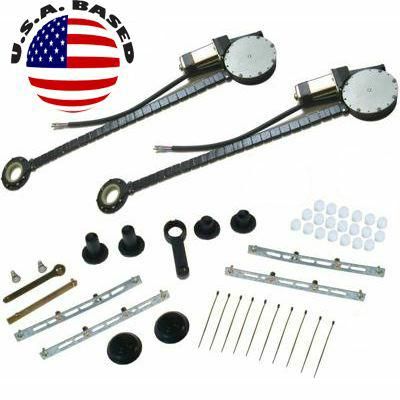 NEW Universal Power Window Kit 2 Door Works w Doorlock  