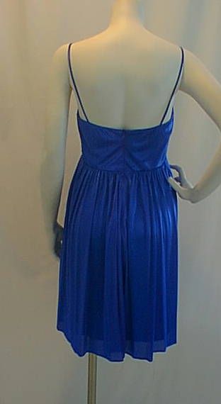   royal blue satin formal knee length maternity dress with rhinestone