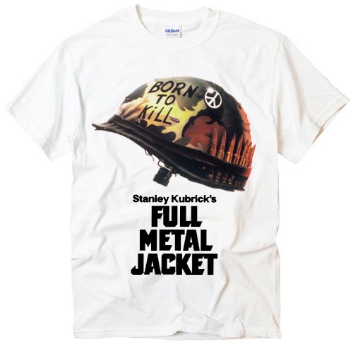 Full Metal Jacket Vietnam film Kubrick white t shirt  