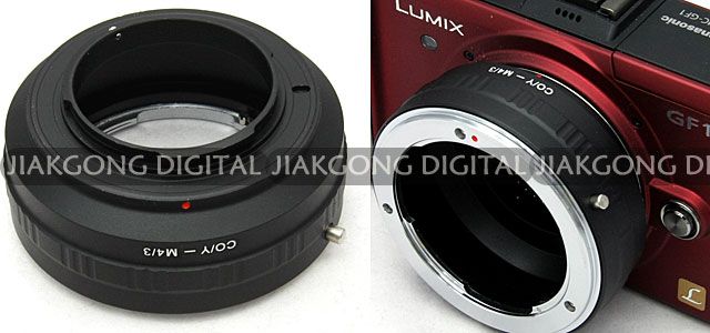 Contax C/Y Lens to Micro 4/3 adapter E P1 E P2 G1 GF1  