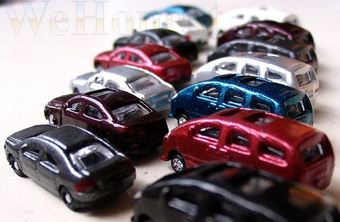 50 pcs Z Scale 1220 painted Model Cars Z gauge  