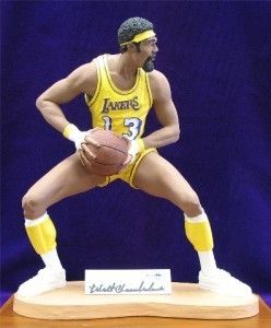 Wilt Chamberlain Signed Statue LE/500 PSA DNA Autograph  