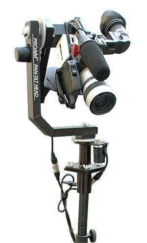 Pan Tilt Motorized Remote Head Joystick Control for Jib Crane DV HDV 