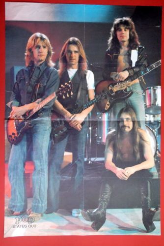 STATUS QUO SHAUN CASSIDY 70’s LARGE GERMAN POP POSTER  