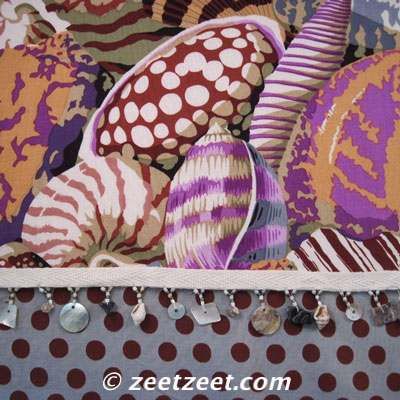 Kaffe Fassett SHELL MONTAGE Lavender PJ37 Quilt Fabric  