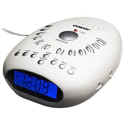 NEW Conair Clock Radio Sleep Sound Machine White Noise  