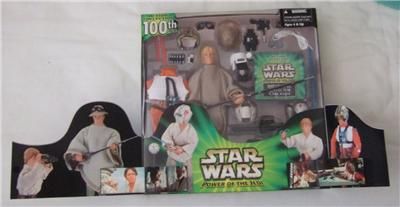 STAR WARS 100TH FIGURE LUKE SKYWALKER 12 DOLL MINT  