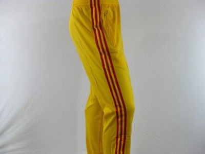   Originals Superstar Mens Large L Track Pants Bottoms Yellow Red Soccer