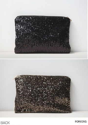   Sparkle Sequin Spangle Clutch Pouch Evening Bag Wallet Coin Purse