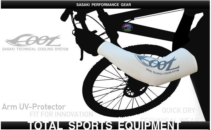 SASAKI Sports GUARD UV COMPRESSION ARM SLEEVE COOL  