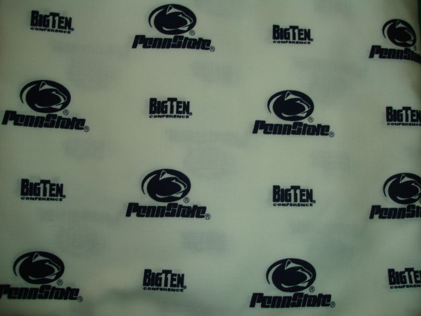 Curtain Topper(s) Valance/Swag mw/Penn State fabric  