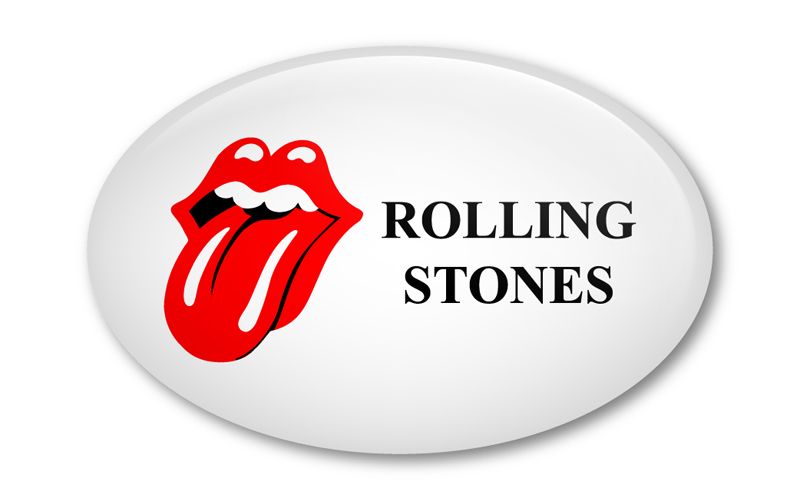 The Rolling Stones Bottle Opener Fridge Magnet Vinyl  