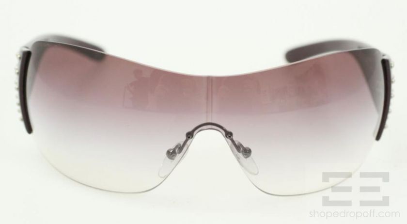 Prada Purple Gradient Studded Shield Sunglasses SPR 29L  