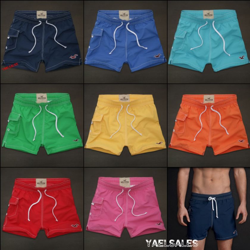 Hollister Men Board Shorts Beach Swim Wear Trunks NWT  