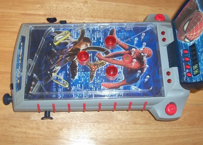 Spider man   Radio Shack   Electronic Pinball Game EUC  