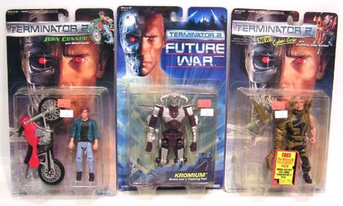 Lot 3 Action Figures TERMINATOR 2 John Connor etc MOC  