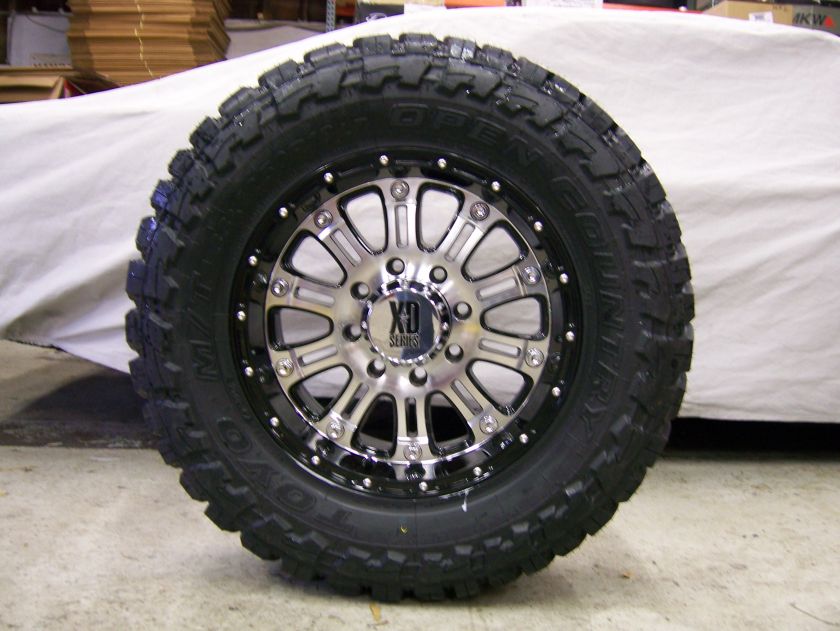 XD Hoss Black Machined 20 Toyo M/T 35x12.50 20 10 Ply  