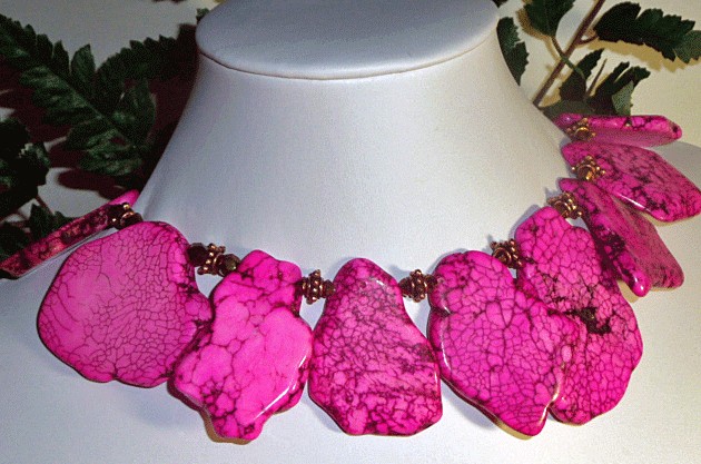 PiNk TuRQuoiSe SLaB NeCkLaCe PeNdAnT W/BiG CooPeR  