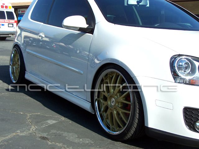 Polyurethane VW MKV Golf VOTEX REP VOLKSWAGEN SIDE SKIRTS SIDESKIRTS 